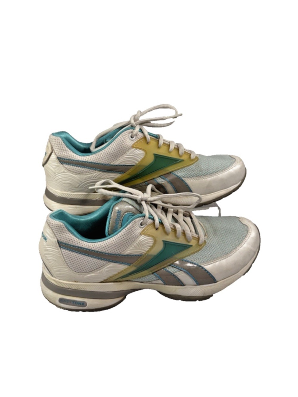 Reebok Easytone Women's Reeinspire White Teal Athletic Shoe Size 6.5